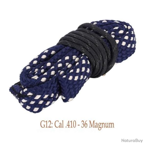 Cordon de Nettoyage arme Type BoreSnake Calibre .410 .36 Magnum  -LIVRAISON GRATUITE