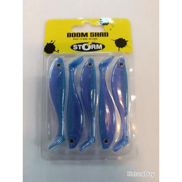 !! Storm BOOM SHAD 3"  8CM PURPLE FLOW !!