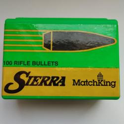 SIERRA ogives cal. 6.5 mm (.264) 107gr HPBT MatchKing [1715] - Boite de 100