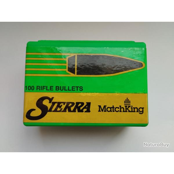 SIERRA ogives cal. 6.5 mm (.264) 107gr HPBT MatchKing [1715] - Boite de 100