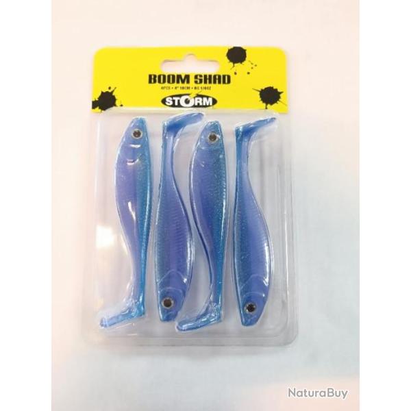 !! Storm BOOM SHAD 4"  10CM PURPLE  FLOW !!