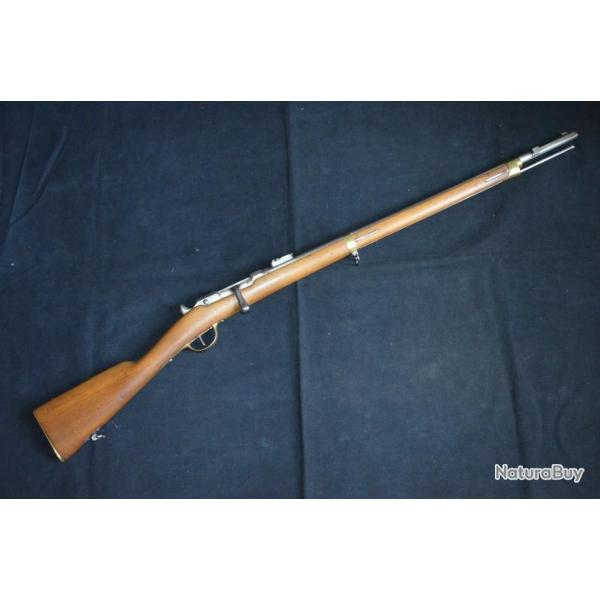 RARISSIME CARABINE DE GENDARMERIE A PIED MOD 1866 CHASSEPOT-POINCON DE CHASSEPOT & SAINT ETIENNE.