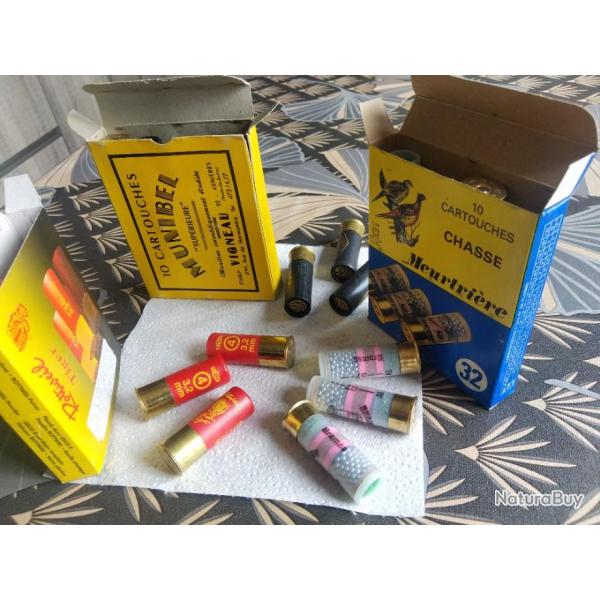 Cartouches calibre 12 en diff�rentes marques.