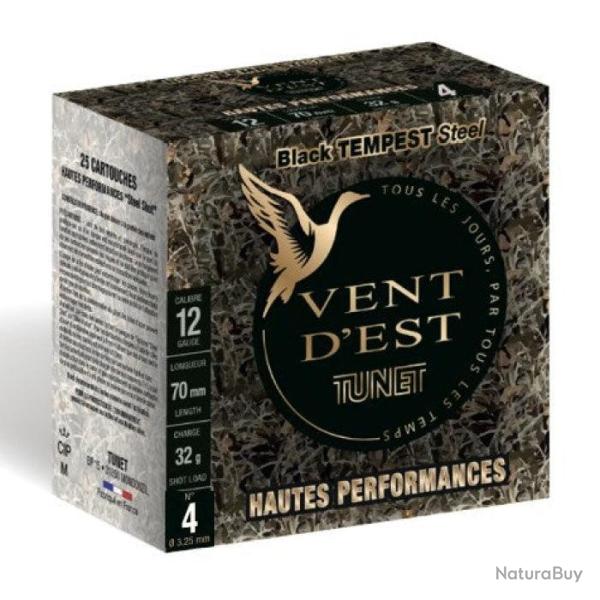 Cartouches Tunet Black Tempest HP Cal. 12 70 acier Par 5