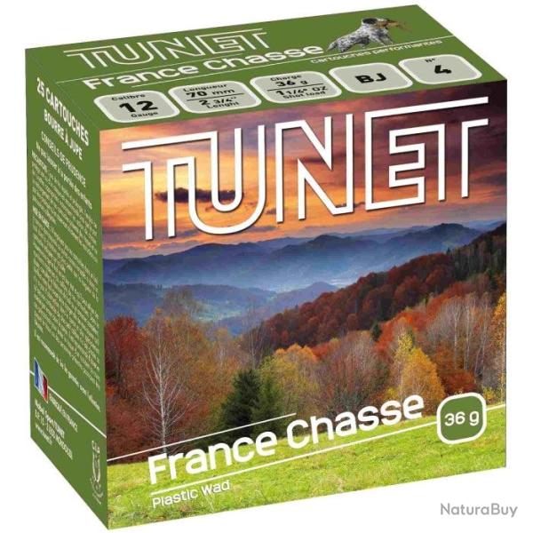 Cartouches Tunet France Chasse HP Cal. 12 70 Par 10
