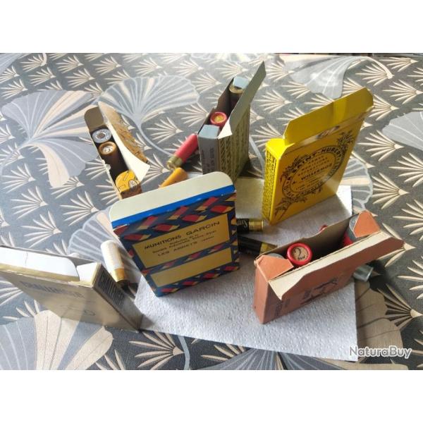6 botes de cartouches calibre 16