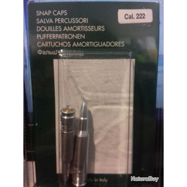 DOUILLE AMORTISSEUR ALUMINIUM - CAL. 222 - PAQUET DE 2