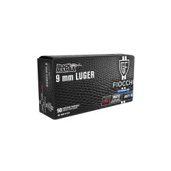 50 MUN FIOCCHI cal.9mm PARA FMJTC 100GR BLACK MAMBA 