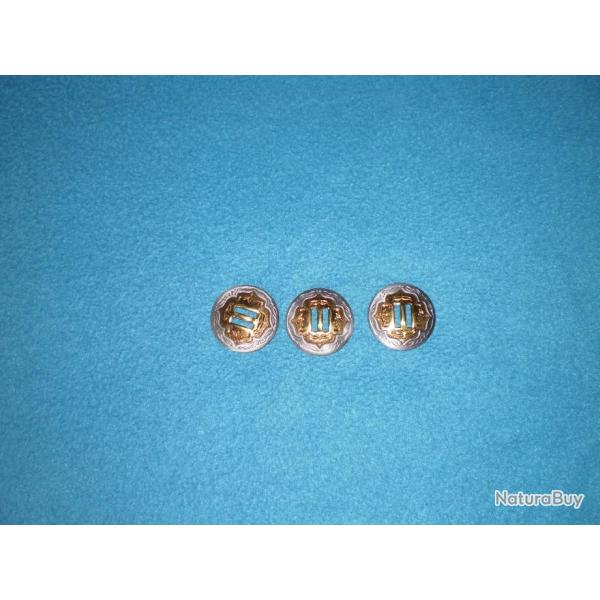 Concho plaqu� OR & ARGENT pour d�coration diverse ! grand mod�le