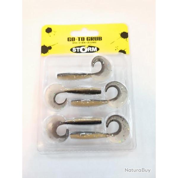 !! STORM GO-TO  GRUB 3" 8 CM GOLD DIGGER !!