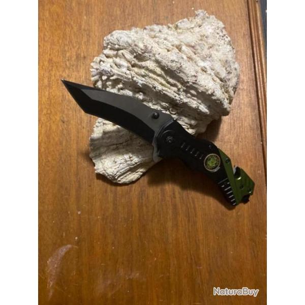 ROBUSTE  COUTEAU POMPIER OUVERTURE  AUTOMATIQUE 2025  n