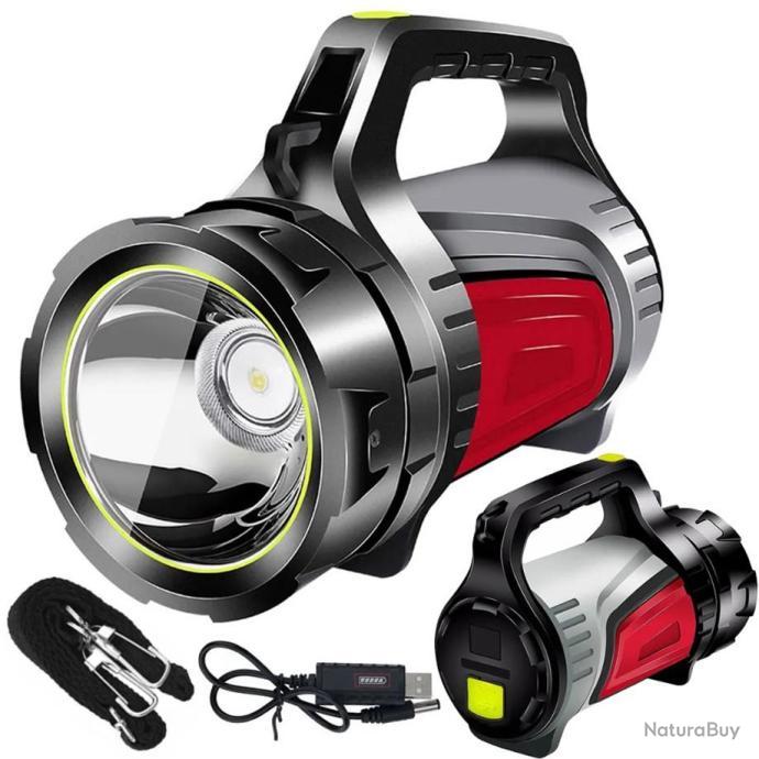 Lampe Torche LED Rechargeable RELOAD JS-881A – Puissante Avec Powerbank