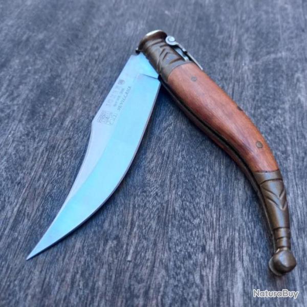 Joli Couteau JOKER de SEVILLANA Manche en Bois