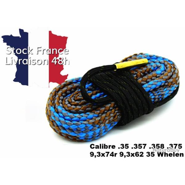 Cordon de nettoyage Boresnake calibre 9,3X74r, 9,3X62, 35 Whelen - Livraison rapide depuis la France