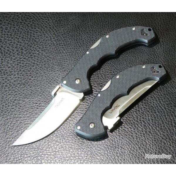 Couteau Cold Steel Talwar Tri-Ad Lock Lame Acier S35VN Trailing Point Manche G10 Clip CS21TTL