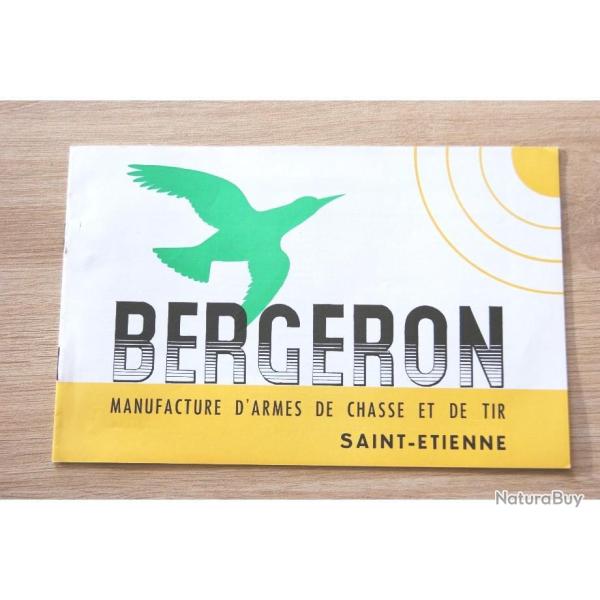 catalogue revue brochure fusils BERGERON - VENDU PAR JEPERCUTE (d7c209)