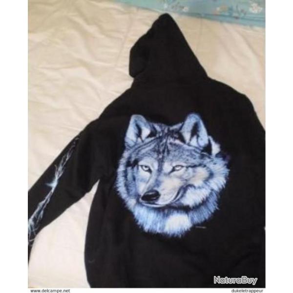 Sweat � capuche pour Fan de Loup !
