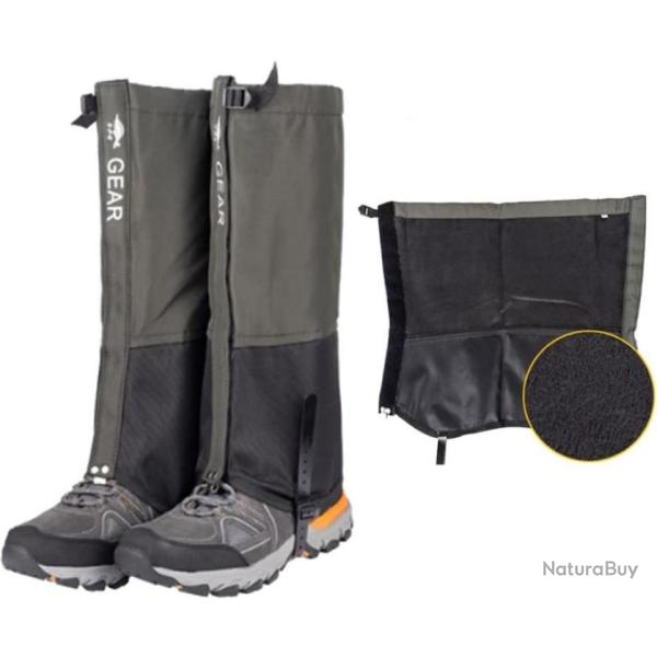 Gu�tres Jambes Randonn�e Imperm�ables Ski Escalade Outdoor Cyclisme P�che Taille M 37-39 Vert