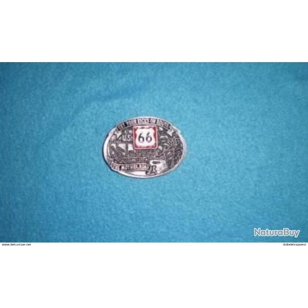Boucle de ceinture motard "Route 66" 2