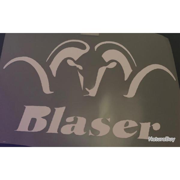 1 x Autocollant Blaser cam�l�on noir ,blanc ou cam�l�on