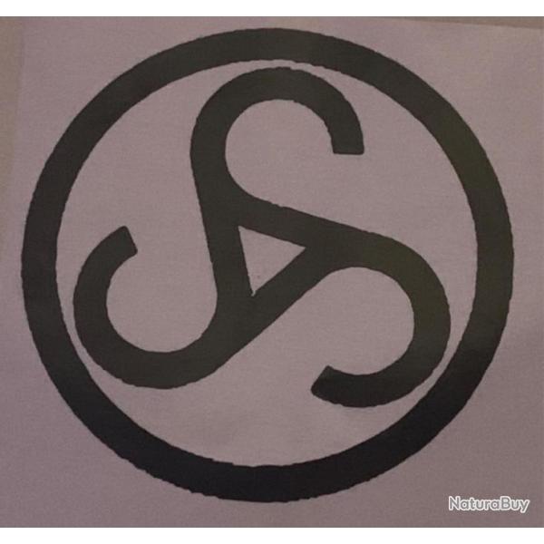 Autocollants SAUER d�co voiture camping car ou autres noir , blanc cam�l�on au choix !