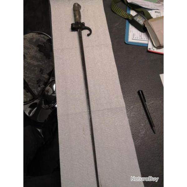 Ba�onnette Lebel Berthier Rosalie 1er  type ww1