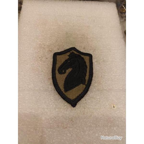 Patch arm�e us 10TH ARMORED CAVALERY R�GIMENT kaki ORIGINAL