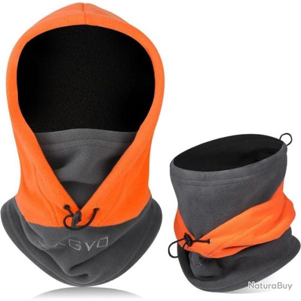 Cagoule Coupe-Vent Masque De Ski Cagoule Polaire Thermique Hiver Utilisation Polyvalente Masque Unis