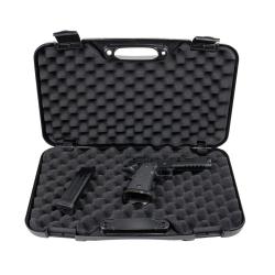 MALLETTE PISTOLET 50X30X8.5 NOIRE CLIPS