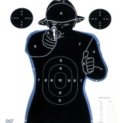 CIBLE HUMAINE EN PAPIER