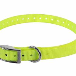 COLLIER BIOTHANE BIOGOLD 450X19X2.6 JAUNE