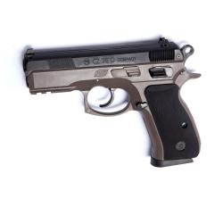 PISTOLET 6MM CZ 75D COMPACT RESSORT BICOLORE