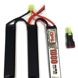 BATTERIE LI-PO 11,1V 1000mAh3*5520100P triple