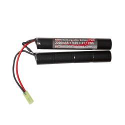 BATTERIE NIMH 9.6V 2200 MAH 2 STICKS