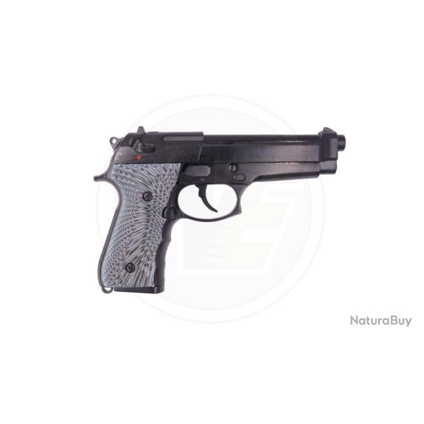 PISTOLET 6MM GAZ M92 EAGLE SEMI / FULL AUTO NOIR