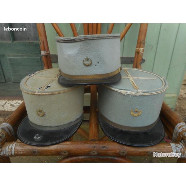 3 anciens k�pis saharien , spahis pour pi�ces ou � restaur�es