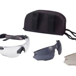 Lunettes BOLLE Combat Kit incolore avec deux &eacute;crans, harnais et housse-LUNETTES COMBAT KIT BOLLE INC