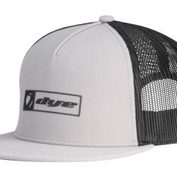 Casquette DYE Hat Squared Trucker Gris/Noir-Noir/Blanc
