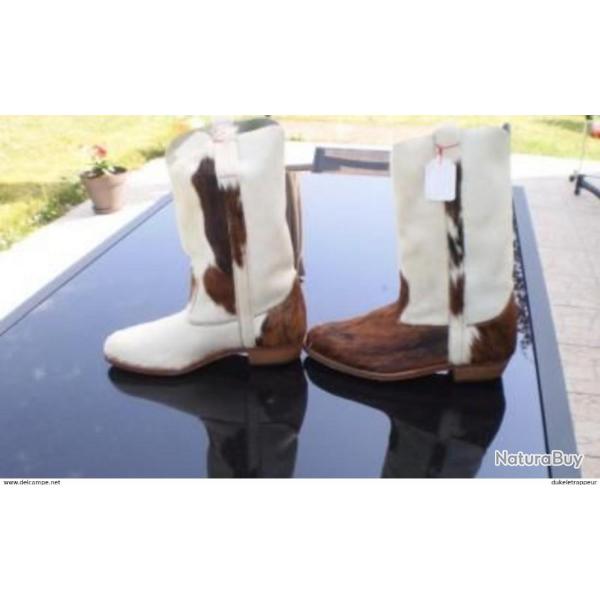 Bottes de chez "LA BOTTE GARDIANE" Vache Normande 100% Fran�aises ! 42