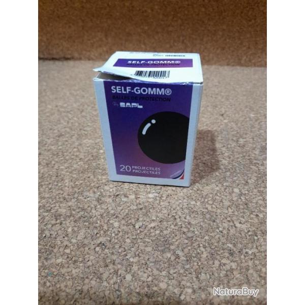 1 boite de 20 projectiles self -gomm SAPL