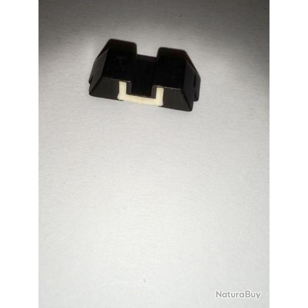 Hausse 6,5mm acier pour pistolet Glock.