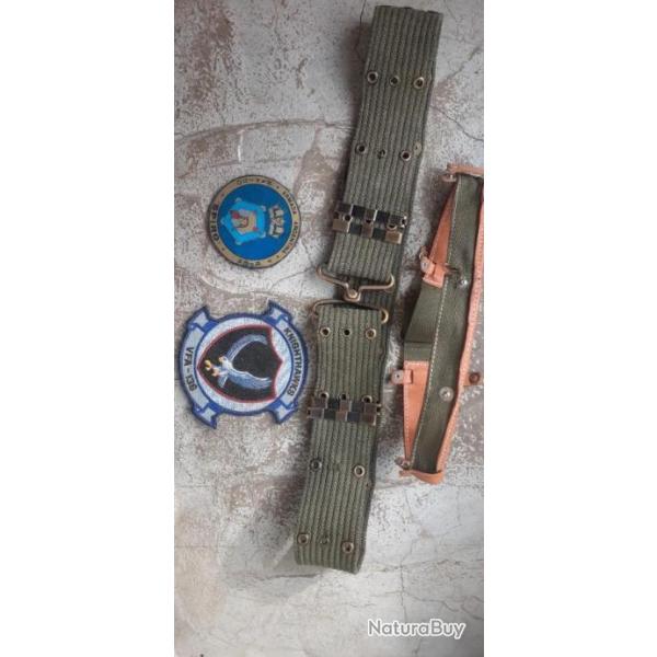 lot Ceinturon  amricain  US   m 56 Vietnam  et  lot supplmentaire.