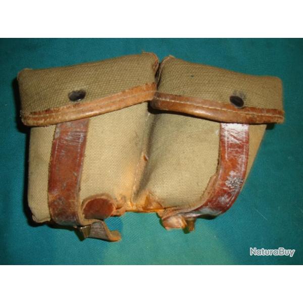 CARTOUCHIERE MANNLICHER 1895 EN TOILE FORTE CAL 8M/M