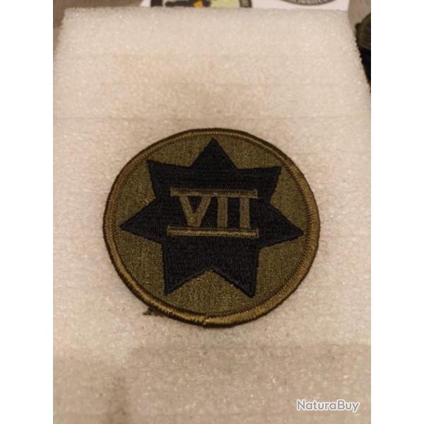 Patch arm�e us 7th ARMY CORPS kaki ORIGINAL