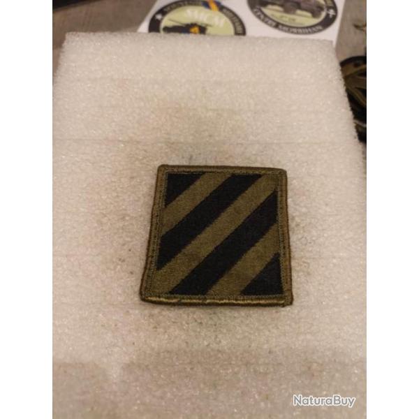 Patch arm�e us 3rd INFANTRY DIVISION kaki ORIGINAL