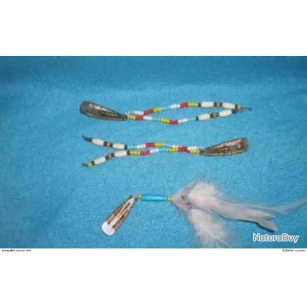 Pinces  cheveux Artisanales ! Indianiste, Country, Cowboy...