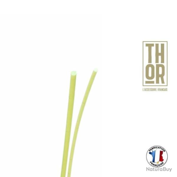 Filament de fibre optique 2mm Verte 20cm - Brin Fluo de remplacement