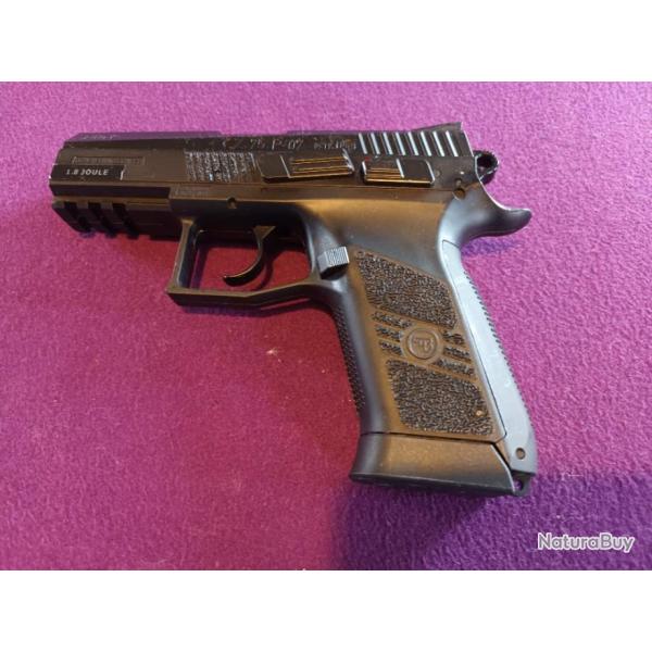 Pistolet ASG CZ75 P07 full m�tal � billes acier 4.5mm � CO2 12g BLOW BACK