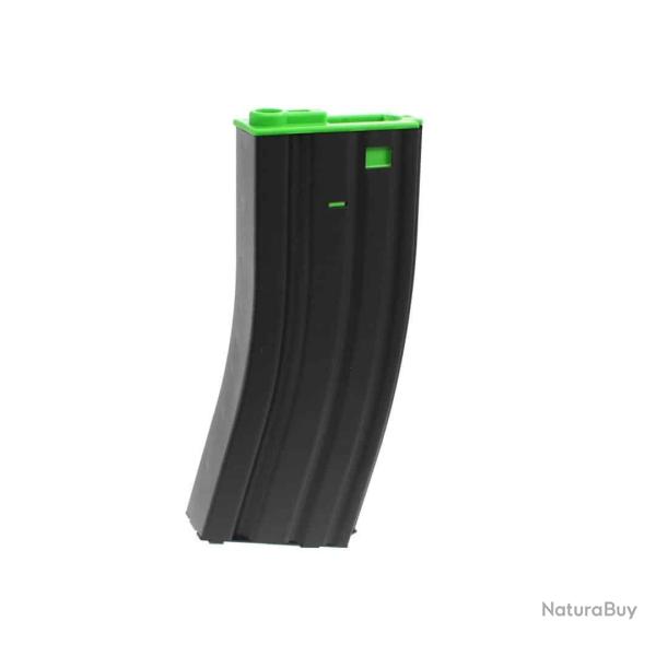CHARGEUR AEG 300 CPS M4 METAL NOIR/VERT