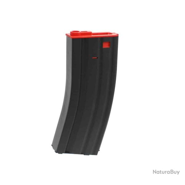CHARGEUR AEG 300 CPS M4 METAL NOIR/ROUGE